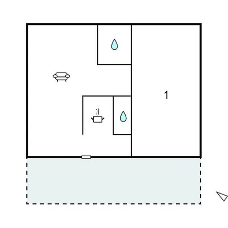 בית נופש 1 Bedroom In קלקטוג'יו